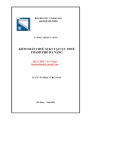 Luận văn Thạc sĩ Kế toán: Kiểm soát thuế GTGT tại cục thuế thành phố Đà Nẵng