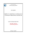 Luận văn Thạc sĩ Kế toán: Nghiên cứu ảnh hưởng của chính sách cổ tức đến quản trị lợi nhuận tại Việt Nam