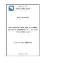 Luận văn Thạc sĩ Kế toán: Hoàn thiện hệ thống kiểm soát nội bộ tại Công ty cổ phần Tư vấn và Xây dựng Năng Lượng Xanh