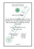 Khóa luận tốt nghiệp Công nghệ kỹ thuật ô tô: Lập quy trình chẩn đoán bảo dưỡng, sửa chữa hệ thống cung cấp nhiên liệu diesel điều khiển điện tử trên dòng xe Hyundai SantaFe (2011)