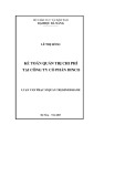 Luận văn Thạc sĩ Quản trị kinh doanh: Kế toán quản trị chi phí tại Công ty cổ phần Dinco