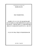 Luận văn Thạc sĩ Quản trị kinh doanh: Nghiên cứu các yếu tố ảnh hưởng đến quyết định lựa chọn điểm đến du lịch của du khách - trường hợp lựa chọn điểm đến Hội An của khách du lịch Tây Âu - Bắc Mỹ