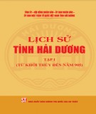 Tìm hiểu lịch sử tỉnh Hải Dương - Tập 1: Từ khởi thủy đến năm 905 (Phần 2)