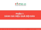 Bài giảng môn học Quản trị bán hàng: Phần 7