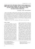 Hiệu quả của bổ sung cốm vi sinh Bebugold đến tình trạng biếng ăn, rối loạn tiêu hóa và suy dinh dưỡng ở trẻ em 3-5 tuổi tại Bắc Giang năm 2021