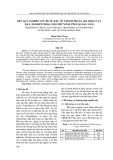 Kết quả nghiên cứu bước đầu về thành phần loài động vật đáy (Zoobenthos) ở hồ Phú Ninh, tỉnh Quảng Nam