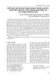 Kết quả khảo sát hàm lượng đường, muối, chất béo trong thực phẩm chế biến và đồ uống không cồn