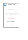 Luận văn Thạc sĩ Quản lý kinh tế: Tác động của tăng trưởng kinh tế tới bất bình đẳng thu nhập tỉnh Quảng Trị