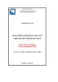 Luận văn Thạc sĩ Kinh tế phát triển: Phát triển nuôi trồng thủy sản trên địa bàn tỉnh Quảng Ngãi