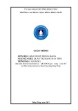 Giáo trình Bảo trì hệ thống mạng (Nghề: Quản trị mạng máy tính - Cao đẳng) - Trường Cao đẳng Cộng đồng Đồng Tháp