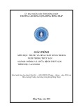 Giáo trình Thuốc và hóa chất dùng trong nuôi trồng thủy sản (Nghề: Phòng và chữa bệnh thuỷ sản - Cao đẳng) - Trường Cao đẳng Cộng đồng Đồng Tháp