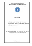 Giáo trình Động và thực vật thủy sinh (Nghề: Phòng và chữa bệnh thuỷ sản - Cao đẳng) - Trường Cao đẳng Cộng đồng Đồng Tháp