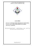 Giáo trình Xây dựng phần mềm quản lý bán hàng (Nghề: Công nghệ thông tin - Cao đẳng) - Trường Cao đẳng nghề Đồng Tháp