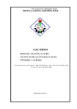 Giáo trình Tổ chức sự kiện (Nghề: Quản trị bán hàng - Cao đẳng) - Trường Cao đẳng nghề Đồng Tháp