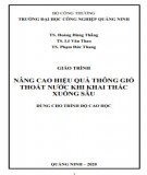 Giáo trình Nâng cao hiệu quả thông gió thoát nước khi khai thác xuống sâu: Phần 1 (Dùng cho trình độ cao học)