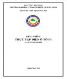 Giáo trình Thực tập điện ô tô F1: Phần 1 - Trường ĐH Công nghiệp Quảng Ninh