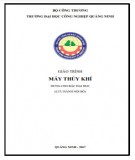 Giáo trình Máy thủy khí: Phần 2 - Trường ĐH Công nghiệp Quảng Ninh