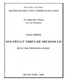 Giáo trình Nguyên lí thiết kế mỏ hầm lò: Phần 1 - Trường ĐH Công nghiệp Quảng Ninh