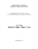 Giáo trình Sinh lý học thực vật - Trường ĐH Sư phạm Thái Nguyên