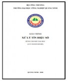 Giáo trình Xử lý tín hiệu số: Phần 2 - Trường ĐH Công nghiệp Quảng Ninh