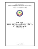 Giáo trình Thực tập tháo lắp chi tiết và kỹ thuật nguội - Trường ĐH Công nghiệp Quảng Ninh