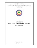 Giáo trình Ô tô và ô nhiễm môi trường - Trường ĐH Công nghiệp Quảng Ninh