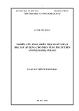 Luận án Tiến sĩ Toán học: Nghiên cứu, phát triển một số kỹ thuật học sâu áp dụng cho phân vùng polyp trên ảnh nội soi đại tràng