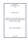 Luận án Tiến sĩ Hóa học: Nghiên cứu các chất chống oxy hóa, ức chế ăn mòn kim loại bằng tính toán hóa lượng tử kết hợp với thực nghiệm