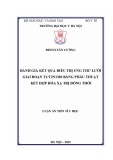 Luận án Tiến sĩ Y học: Đánh giá kết quả điều trị ung thư lưỡi giai đoạn T1/T2N1M0 bằng phẫu thuật kết hợp hóa xạ trị đồng thời