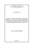 Luận án Tiến sĩ Hóa học: Nghiên cứu thành phần hóa học và hoạt tính sinh học của hai loài An xoa (Helicteres hirsuta) và Màng kiêng (Pterospermum truncatolobatum) thuộc họ Trôm (Sterculiaceae) tại Việt Nam