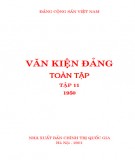 Toàn tập về Văn kiện Đảng (1950) - Tập 11