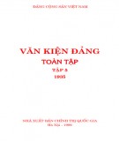 Toàn tập về Văn kiện Đảng (1935) - Tập 5