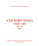 Toàn tập về Văn kiện Đảng (1951) - Tập 12