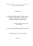 Luận văn Thạc sĩ Khoa học Thông tin Thư viện: Sử dụng phần mềm Libol 5.5 trong phục vụ tại Trung tâm Thông tin - Thư viện trường Đại học Sư phạm Hà Nội