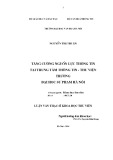 Luận văn Thạc sĩ Khoa học Thư viện: Tăng cường nguồn lực thông tin tại Trung tâm Thông tin - Thư viện trường Đại học Sư phạm Hà Nội