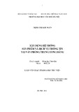 Luận văn Thạc sĩ Khoa học Thư viện: Xây dựng hệ thống sản phẩm và dịch vụ thông tin tại Văn phòng Trung ương Đảng