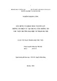 Luận văn Thạc sĩ Khoa học Thông tin Thư viện: Xây dựng và khai thác nguồn lực thông tin điện tử tại Trung tâm thông tin thư viện trường Đại học Sư phạm Hà Nội