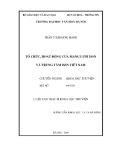 Luận văn Thạc sĩ Khoa học Thư viện: Tổ chức, hoạt động của mạng lưới ISSN và Trung tâm ISSN Việt Nam