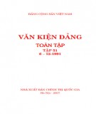 Toàn tập về Văn kiện Đảng (6 - 12-1991) - Tập 51