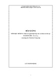 Bài giảng Chăm sóc người bệnh cấp cứu và chăm sóc tích cực (Ngành/nghề: Điều dưỡng - Trình độ: Trung cấp) - Trung học Y tế Lào Cai