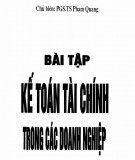 Bài tập môn Kế toán tài chính - Trường Đại học Ngoại Thương cơ sở 2