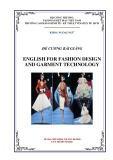 Đề cương bài giảng English for fashion design and garment technology - Trường CĐ Kinh tế - Kỹ thuật Vinatex TP. HCM