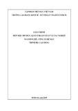 Giáo trình Quản trị sản xuất và tác nghiệp (Ngành Công nghệ may – Trình độ Cao đẳng) - Trường CĐ Kinh tế - Kỹ thuật Vinatex TP. HCM (2019)