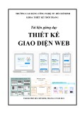 Tài liệu giảng dạy Thiết kế giao diện Web - Trường CĐ Kinh tế - Kỹ thuật Vinatex TP. HCM