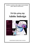 Tài liệu giảng dạy Adobe Indesign - Trường CĐ Kinh tế - Kỹ thuật Vinatex TP. HCM