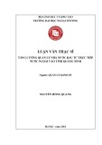 Luận văn Thạc sĩ Quản lý kinh tế: Tăng cường quản lý nhà nước đầu tư trực tiếp nước ngoài vào tỉnh Quảng Ninh