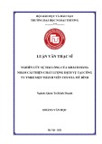 Luận văn Thạc sĩ Quản trị kinh doanh: Nghiên cứu sự hài lòng của khách hàng nhằm cải thiện chất lượng dịch vụ tại Công ty TNHH một thành viên Toyota Mỹ Đình