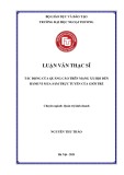 Luận văn Thạc sĩ Quản trị kinh doanh: Tác động của quảng cáo trên mạng xã hội đến hành vi mua sắm trực tuyến của giới trẻ