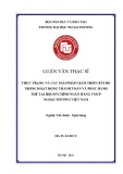 Luận văn Thạc sĩ Tài chính Ngân hàng: Thực trạng và các giải pháp giảm thiểu rủi ro trong hoạt động thanh toán và phát hành thẻ tại hội sở chính Ngân hàng TMCP Ngoại Thương Việt Nam