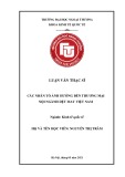 Luận văn Thạc sĩ Kinh tế quốc tế: Các nhân tố ảnh hưởng đến thương mại nội ngành dệt may Việt Nam